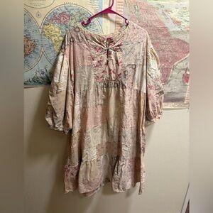 Magnolia Pearl Floral Patchwork Women's Dress